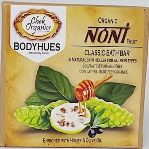 chekorganics bodyhues – organic noni fruit bath bar (100g) set of t
