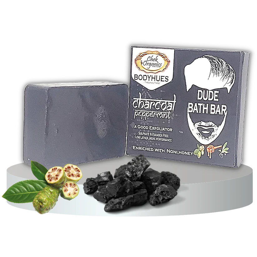 chekorganics bodyhues – dude charcoal peppermint soap 100gm set of two chekorganics bodyhues – dude charcoal peppermint soap 100gm set of two