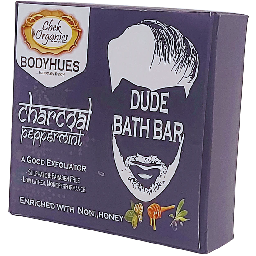 chekorganics bodyhues – dude charcoal peppermint soap 100gm set of two chekorganics bodyhues – dude charcoal peppermint soap 100gm set of two