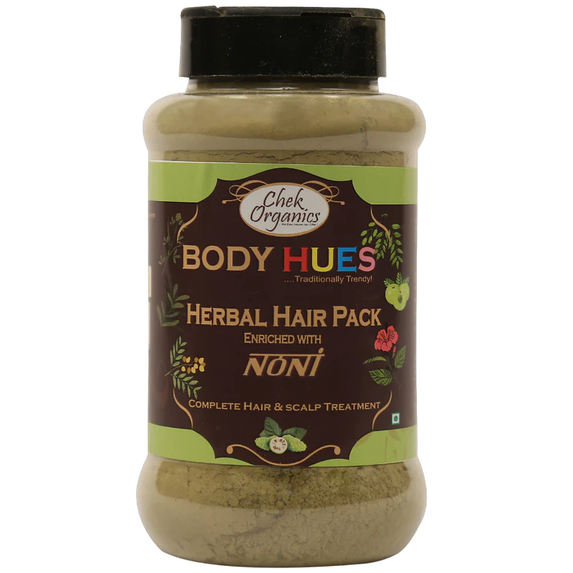 chekorganics – noni herbal hair pack 250gm chekorganics – noni herbal hair pack 250gm